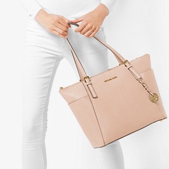Michael Kors Jet set tote large leather tote - Picture 2 of 8